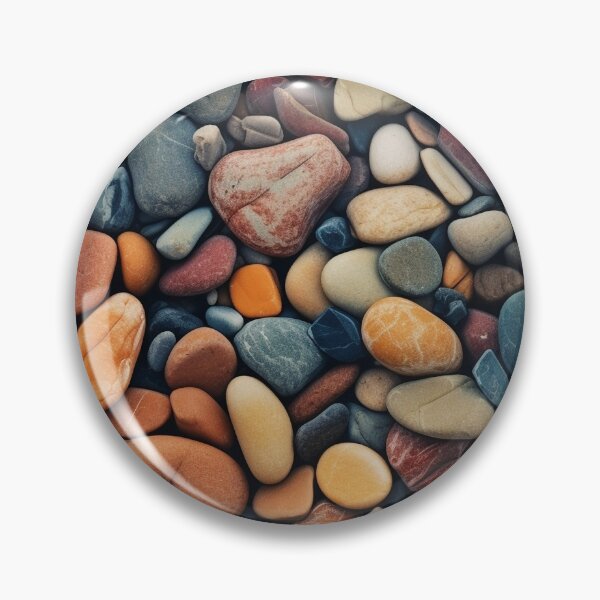 Item preview, Colored stones on the beach  designed and sold by MiraCleAI.