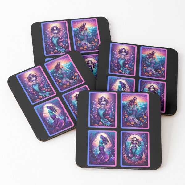 Item preview, Colorful Halloween's La Muerte Little Mermaids designed and sold by SirenasWorld.