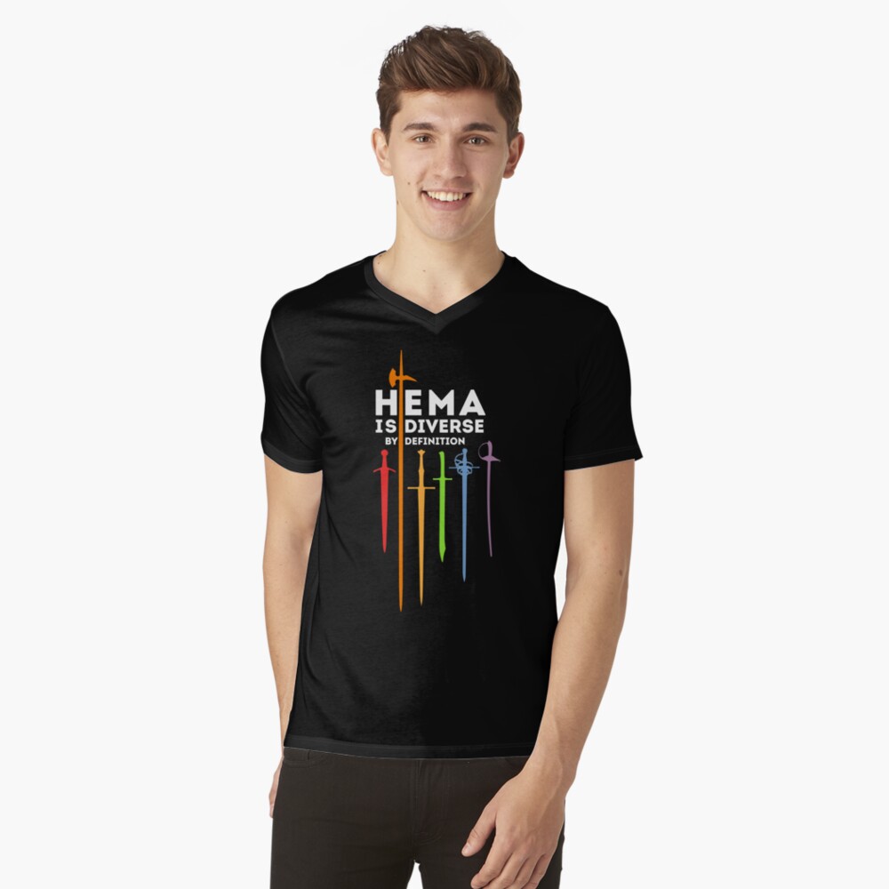 Item preview, V-Neck T-Shirt designed and sold by ArteDoCombate.