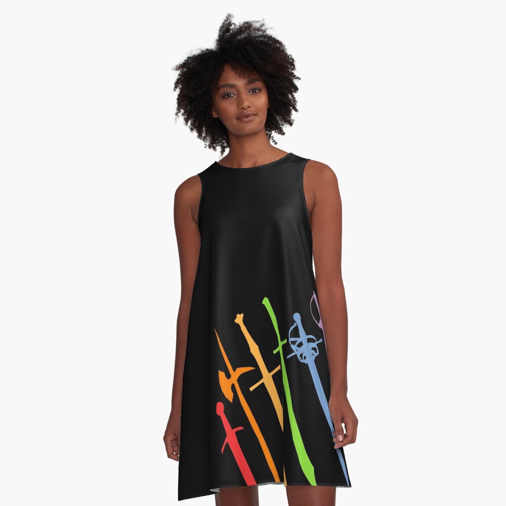 Item preview, A-Line Dress designed and sold by ArteDoCombate.