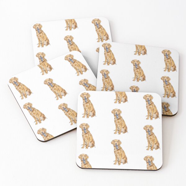 Item preview, Dark Golden Retriever with Sock designed and sold by rita-andi.