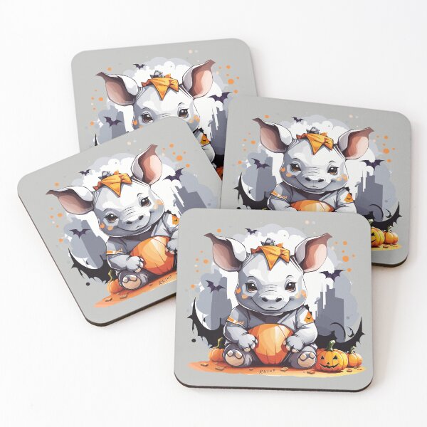 Item preview, Halloween Kawaii  Rhino designed and sold by MvuuStudio.