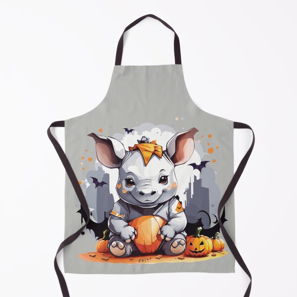 Item preview, Halloween Kawaii Rhino designed and sold by MvuuStudio.