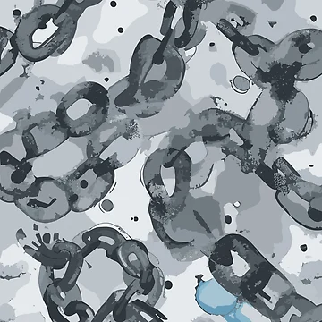 Artwork thumbnail, Chains Pattern by BeardyD