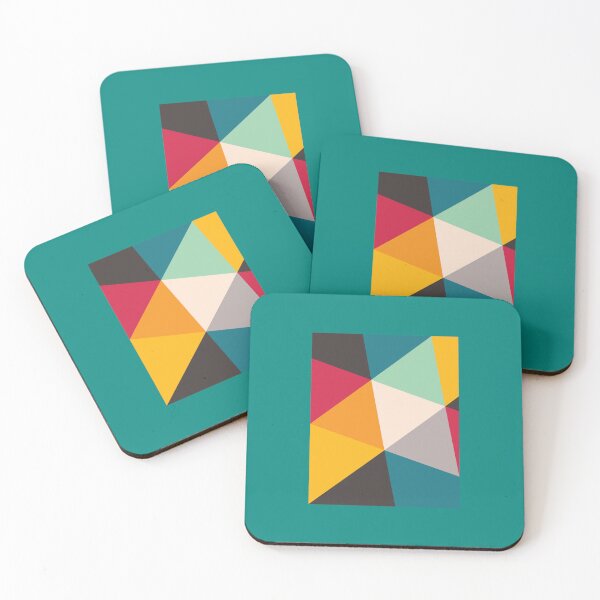 Item preview, Colourful Geometric Triangles (2012) designed and sold by jetridaw.