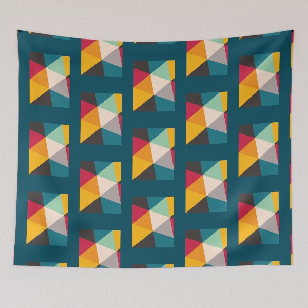 Item preview, Colourful Geometric Triangles (2012) designed and sold by jetridaw.
