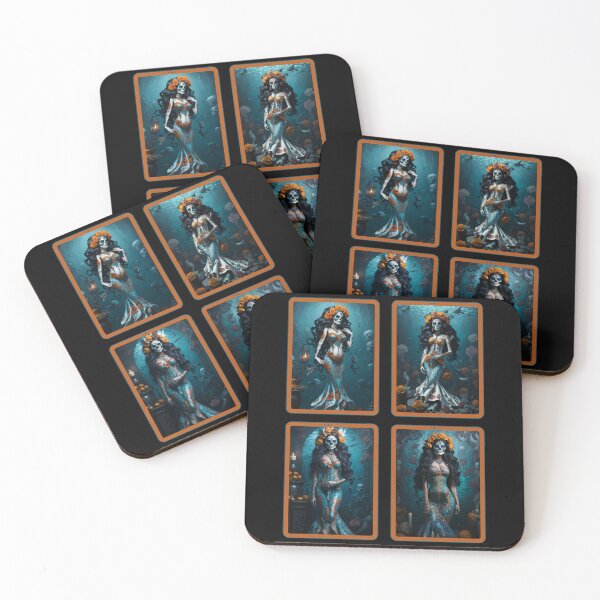 Item preview, La Muerte Flowered Mermaids  designed and sold by SirenasWorld.