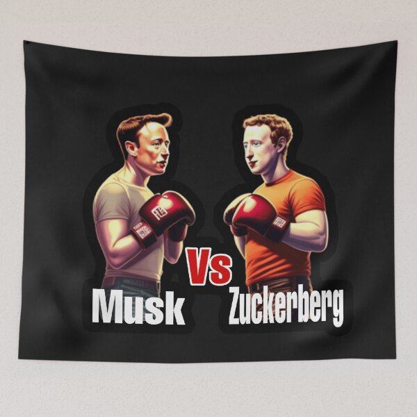 Item preview, Musk Vs Zuckerberg  designed and sold by Roxburylane.