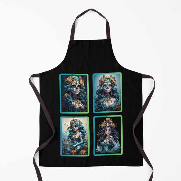 Item preview, Sirenas Dia de La Muerte Cute Señoritas designed and sold by SirenasWorld.