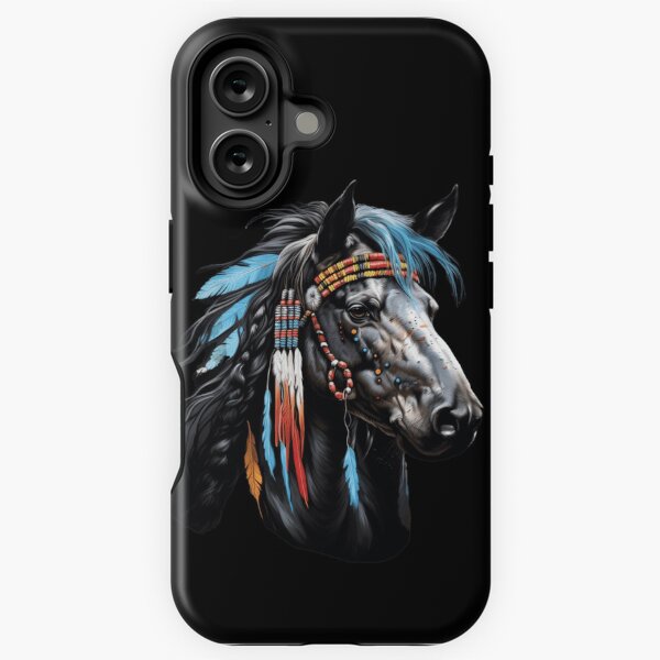 Aperçu de l'œuvre Cheval amérindien créée et vendue par Sandiq Design.