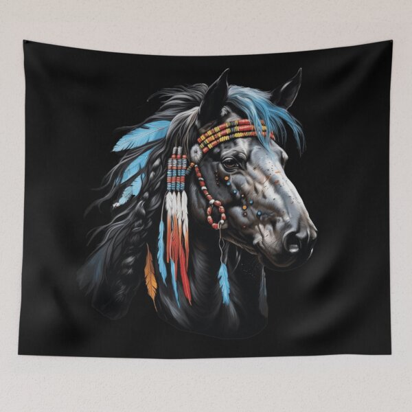 Item preview, Native American Horse designed and sold by Sandiq Design.
