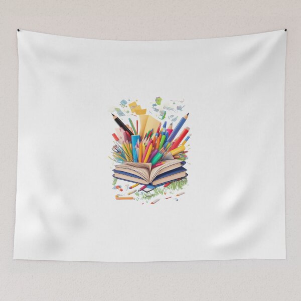 Item preview, Back to school concept Pastel beige Vertical designed and sold by ARinternational.