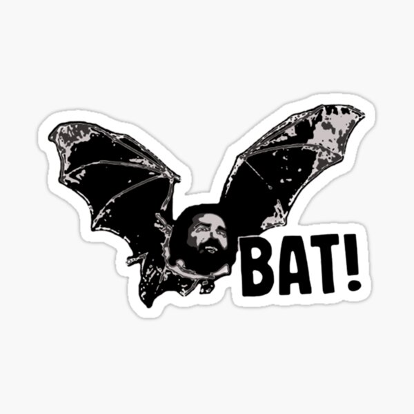 What we do in the shadows jackie daytona bat Sticker