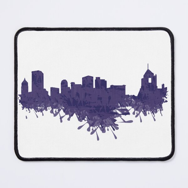 Item preview, Pittsburgh watercolor Skyline art  designed and sold by Digital4youLk.