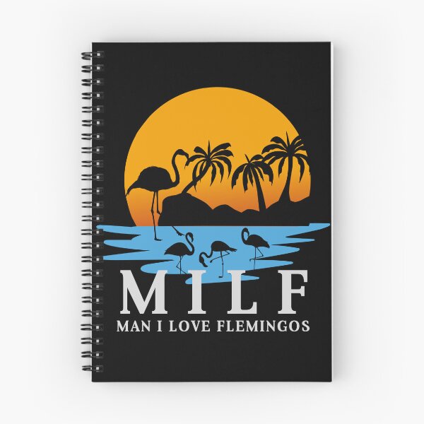 Item preview, Milf Man I Love Flamingos  designed and sold by Hussain Shirts.