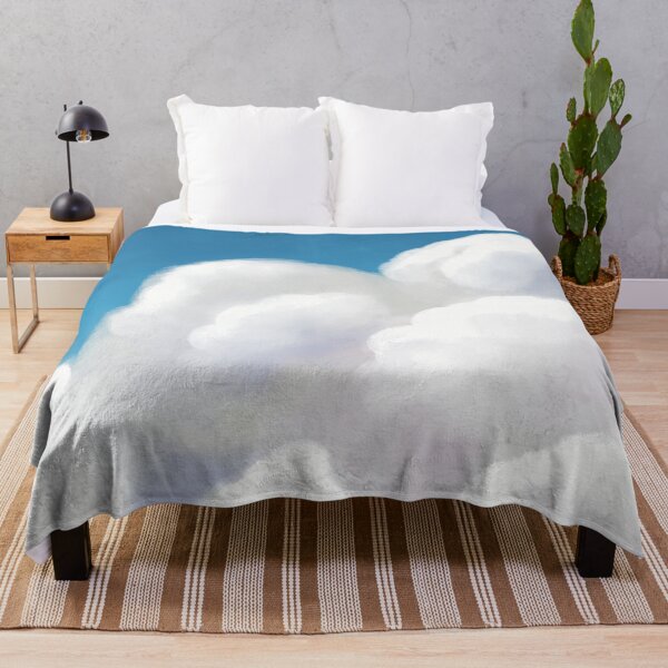 Item preview, Blue sky and clouds wall art designed and sold by DiyaNikki.