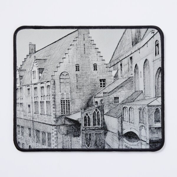 Item preview, Canal Scene in Bruges, Flanders designed and sold by Dai Wynn Fine Art.