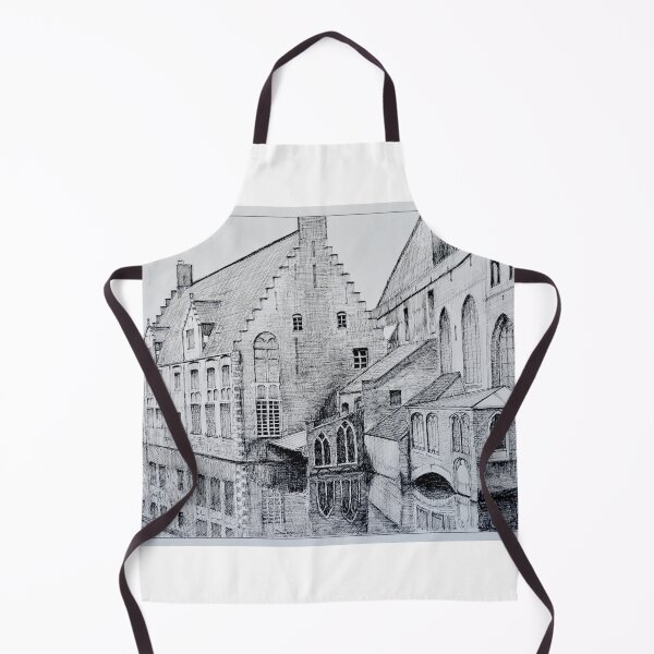 Item preview, Canal Scene in Bruges, Flanders designed and sold by Dai Wynn Fine Art.