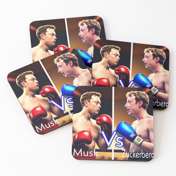 Item preview, Musk Vs Zuckerberg  designed and sold by Roxburylane.
