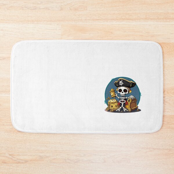 Item preview, pirate adventure with skeleton and treasure designed and sold by geoffreyee.