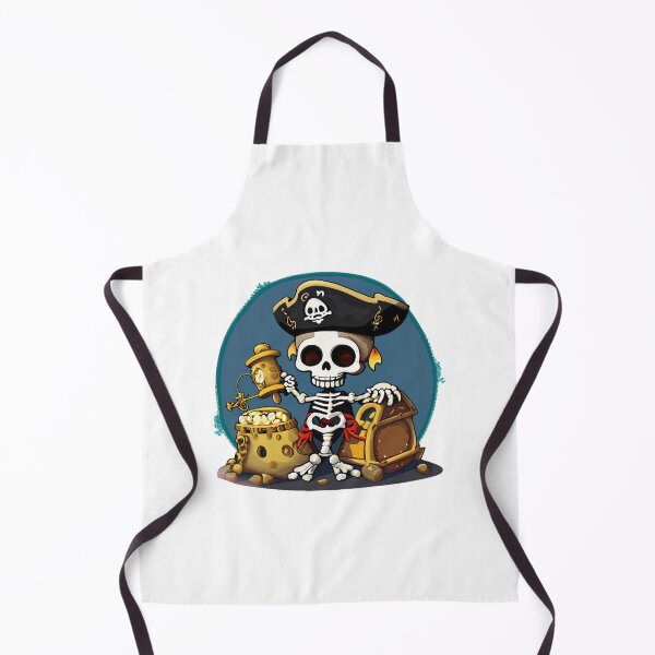 Item preview, pirate adventure with skeleton and treasure designed and sold by geoffreyee.