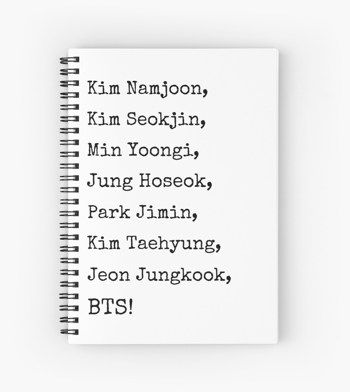  BTS ARMY Chant  Spiral Notebooks by MissHoney Redbubble