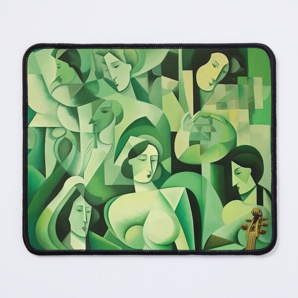 Item preview, Green Rhythms: Cubist Impressions in Art designed and sold by Piotrek0001.