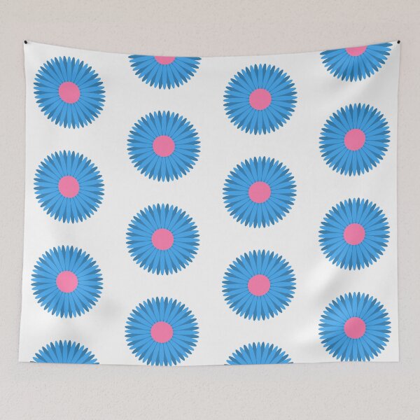 Item preview, Blue and Pink Flower designed and sold by kavanaghdesigns.
