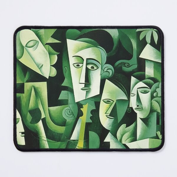 Item preview, Green Rhythms: Cubist Impressions in Art designed and sold by Piotrek0001.