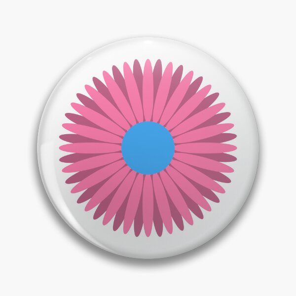 Item preview, Pink and Blue Flower designed and sold by kavanaghdesigns.
