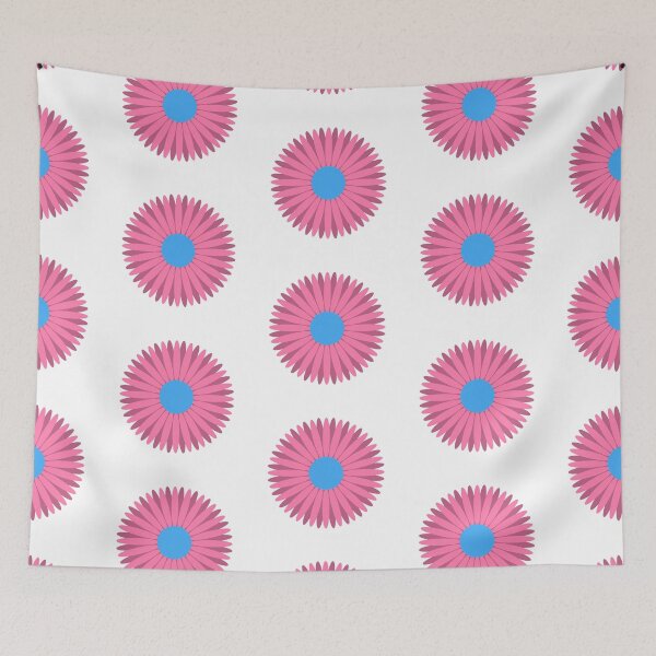 Item preview, Pink and Blue Flower designed and sold by kavanaghdesigns.