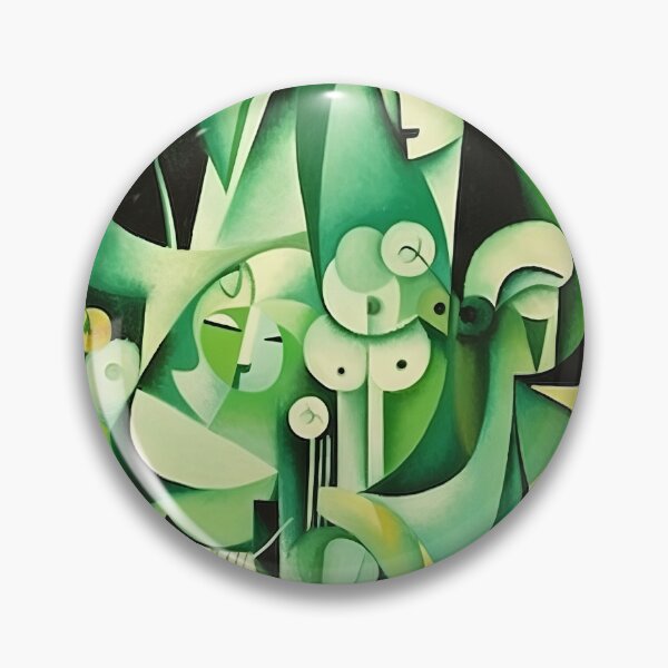 Item preview, Green Rhythms: Cubist Impressions in Art designed and sold by Piotrek0001.