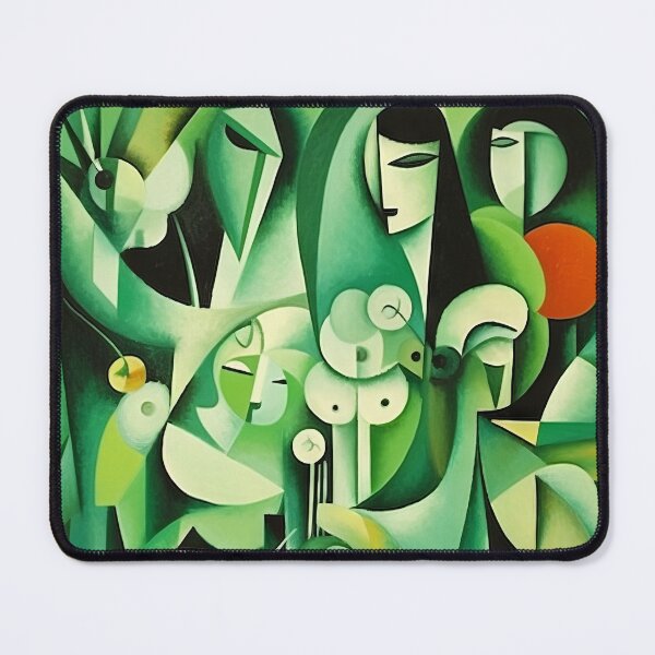 Item preview, Green Rhythms: Cubist Impressions in Art designed and sold by Piotrek0001.