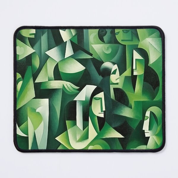 Item preview, Green Rhythms: Cubist Impressions in Art designed and sold by Piotrek0001.