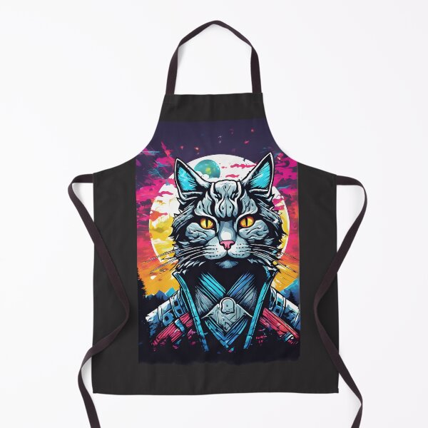 Item preview, japanese samurai fantasy cat designed and sold by defpoint.