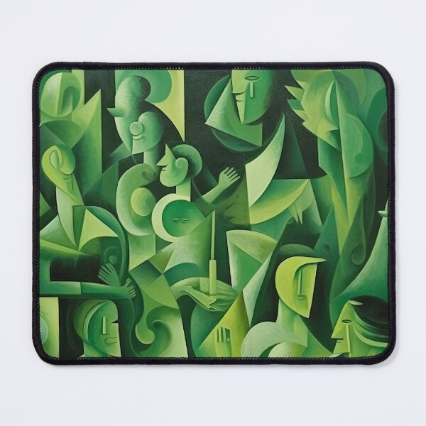 Item preview, Green Rhythms: Cubist Impressions in Art designed and sold by Piotrek0001.