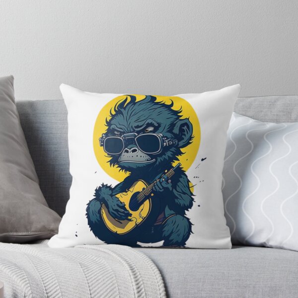 Item preview, Groovy Gorilla Jam: Guitar-Playing Gorillas Art designed and sold by irosh madushan.