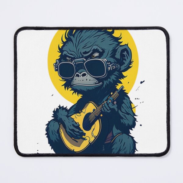 Item preview, Groovy Gorilla Jam: Guitar-Playing Gorillas Art designed and sold by irosh madushan.