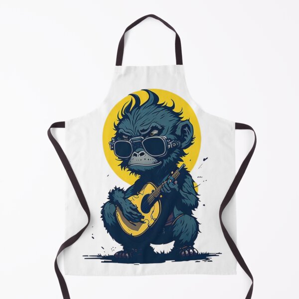 Artikelvorschau, Groovy Gorilla Jam: Gitarre spielende Gorillas Art entworfen und verkauft von irosh madushan.