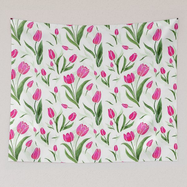 Item preview, pink tulips designed and sold by marcodalison.