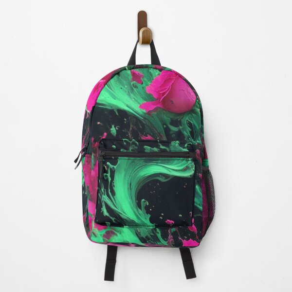 Item preview, Beautiful Abstract Dark Space Splash Botanical Pink Roses designed and sold by SassyArtistry.