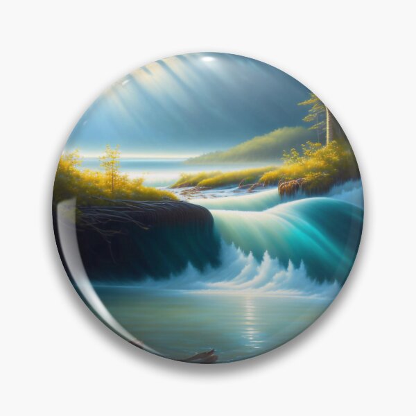 Item preview, Mountain stream designed and sold by m-y-A-I-A-R-T-.