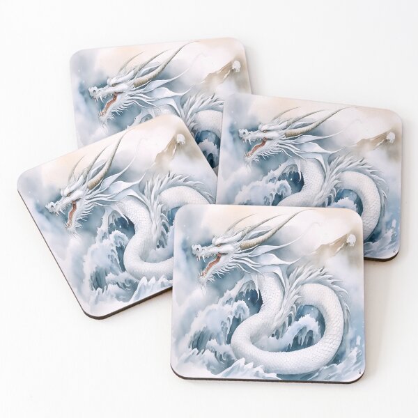 Item preview, Mystical Japanese Ice Dragon Masterpiece designed and sold by Tamas Das.