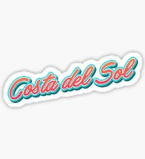 Costa del Sol es Typography Sticker