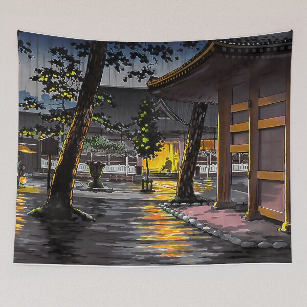 Item preview, Sengakuji Temple at Takanawa - Vintage Japan designed and sold by HistorySimple.