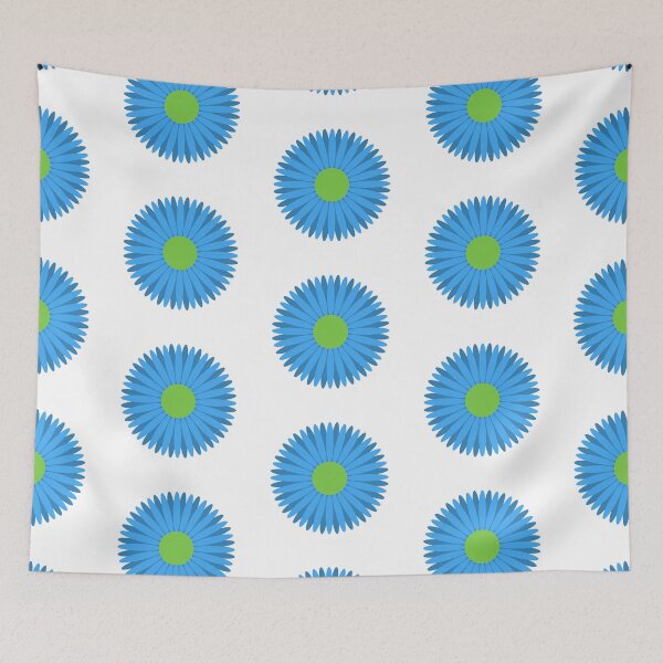 Item preview, Blue and Green Flower designed and sold by kavanaghdesigns.