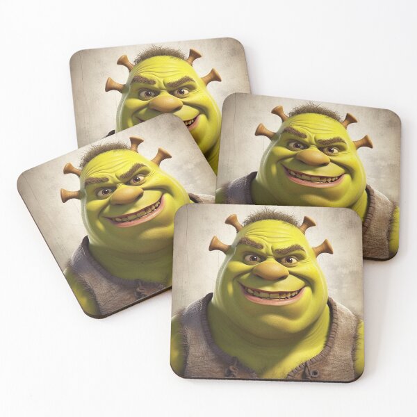Item preview, Shrek Face cartoon art designed and sold by geraldcole.