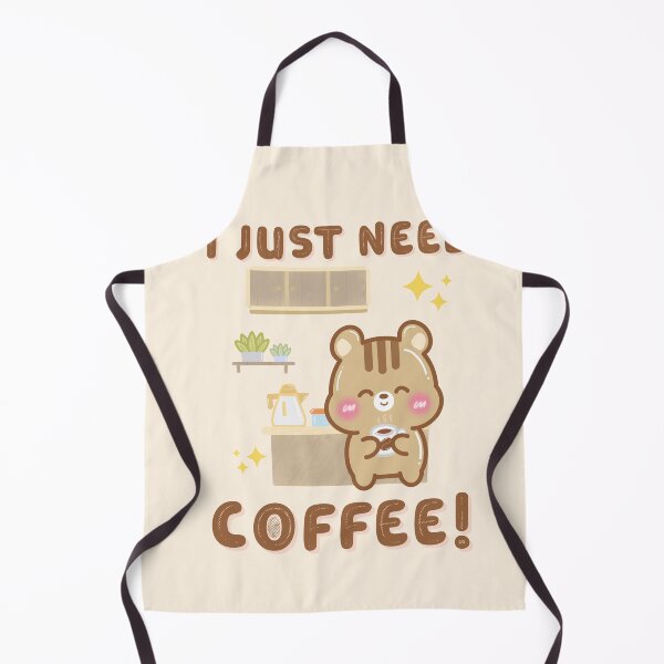 Item preview, Cute Kawaii Chipmunk I JUST NEED COFFEE designed and sold by cutecozynook.