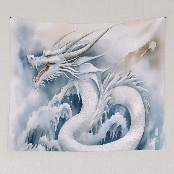 Item preview, Mystical Japanese Ice Dragon Masterpiece designed and sold by Tamas Das.