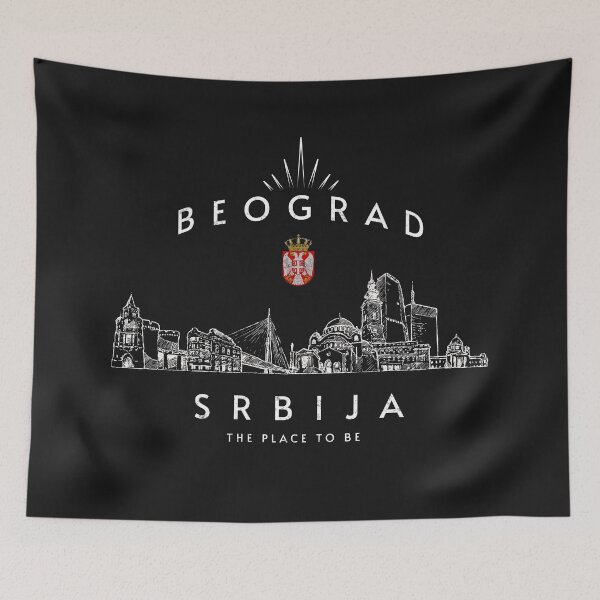 Item preview, Beograd Geofilter Skyline Serbia designed and sold by LumbardaDesigns.